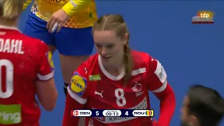 Mundial Femenino de Dinamarca/Noruega/Suecia 2023 - 1º F. 3º P. Gr. E. Dinamarca vs. Rumanía